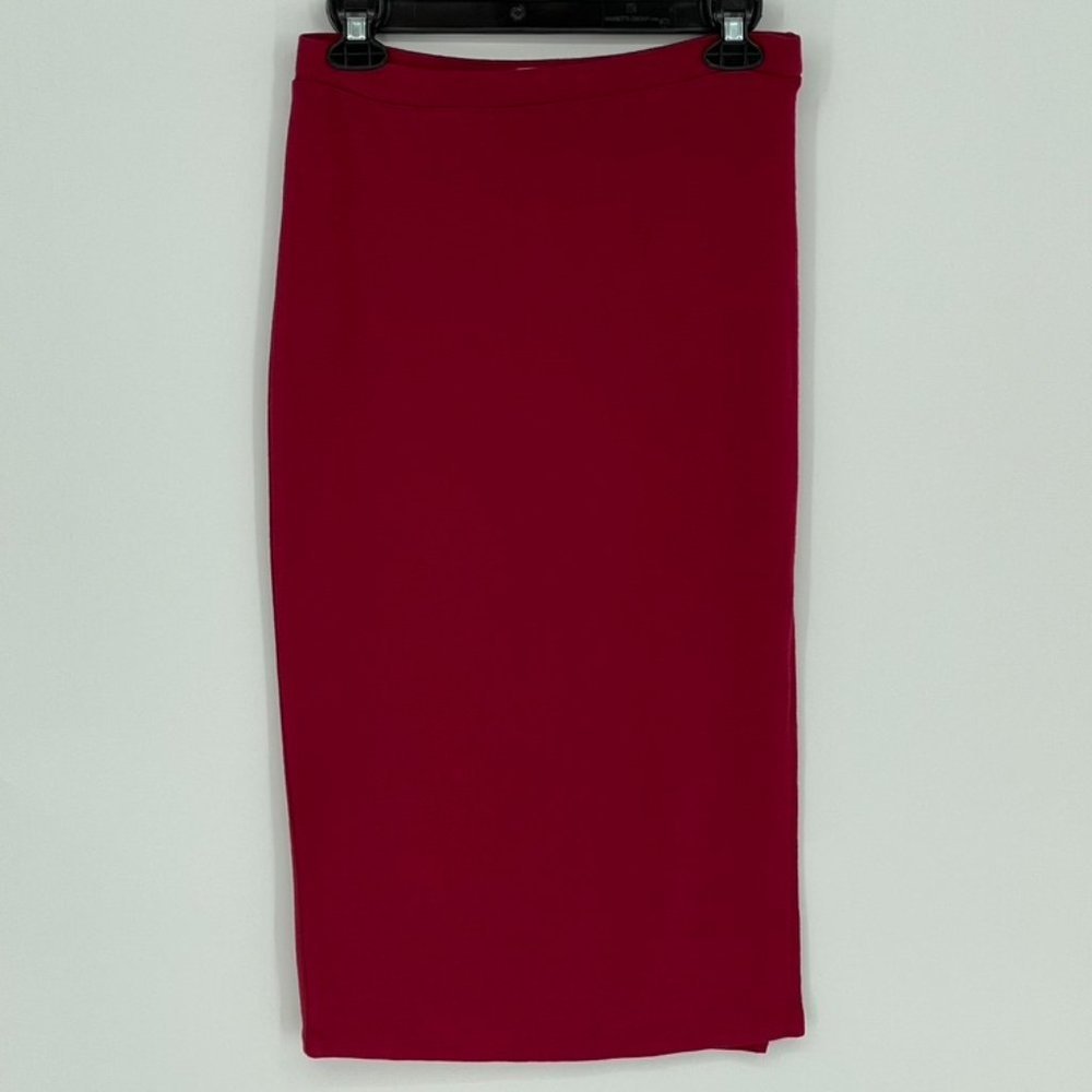 Leith Women's Red Pencil Skirt
